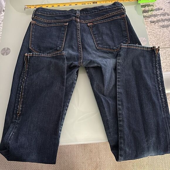 J Brand jeans 31 dark blue wash the deal 9 inch zipper on both legs - Picture 10 of 13